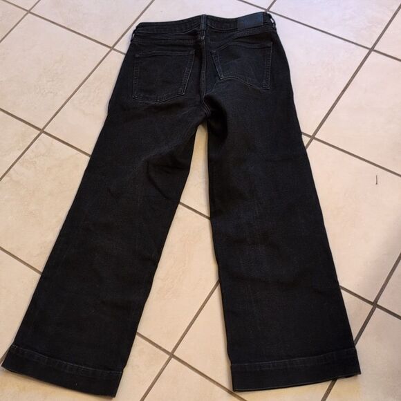 Everlane The Wide Leg Jean Black Size 28 - Picture 3 of 9